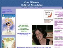 Tablet Screenshot of ericasilverman.com